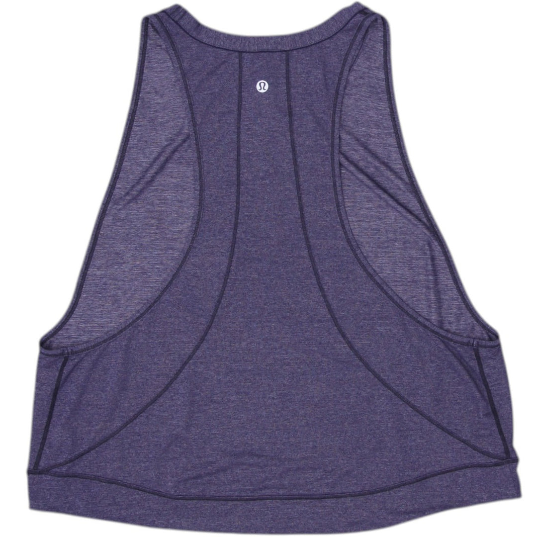 Ladies Lululemon Breathable Mesh Tank Top Size 12 | Migration_T-Shirts - Side View | Fashion Rerun