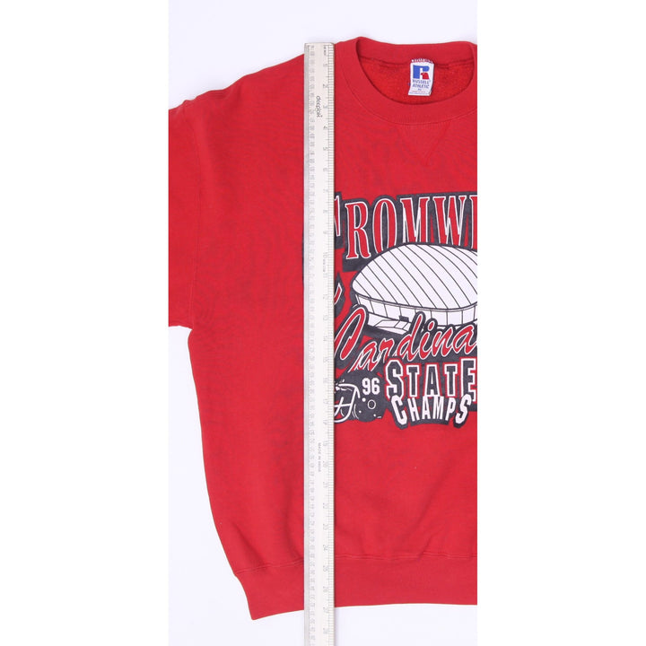 Vintage 90s Russell Athletic State Champs Crewneck Sweatshirt Size XL