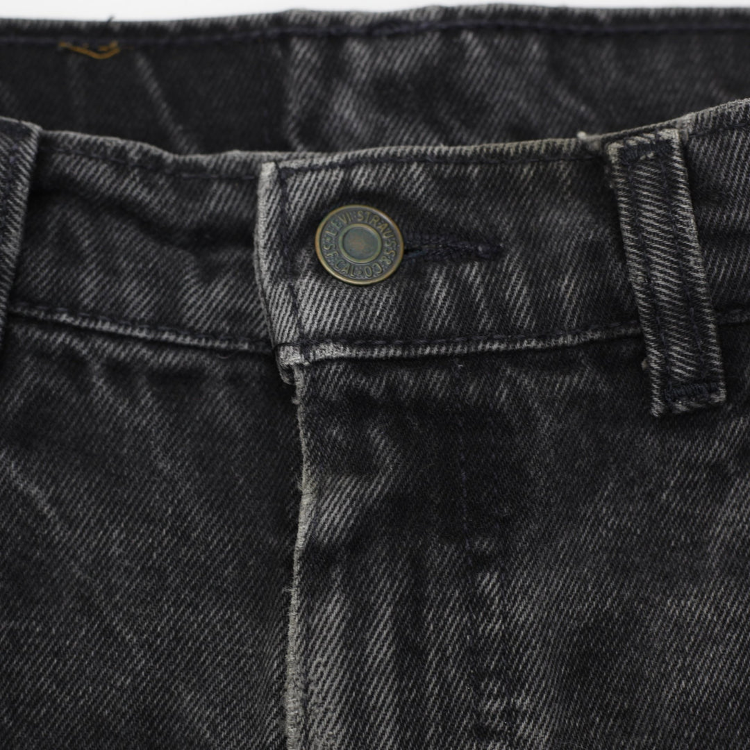 Vintage 90s Levi's 634 Orange Tab Faded Black Denim Jeans W33 L32