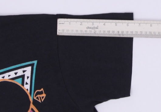 Vintage Disney Mickey Mouse T-Shirt Black Graphic Print Single Stitch M