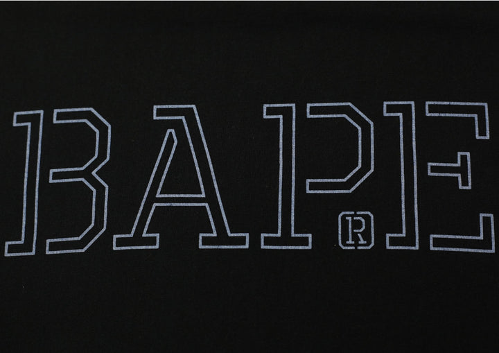 Mens A Bathing Ape Hand Drawn BAPE Logo Black T-Shirt  M | Migration_T-Shirts SW COLLECTION - View 6 | Fashion Rerun