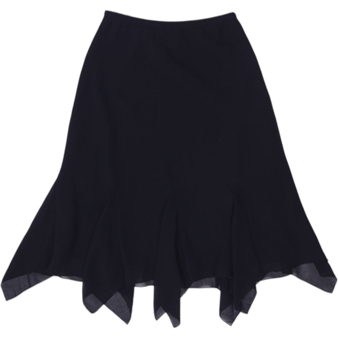 Y2K Ladies Ronni Nicole Flared Midi Skirt Size PS