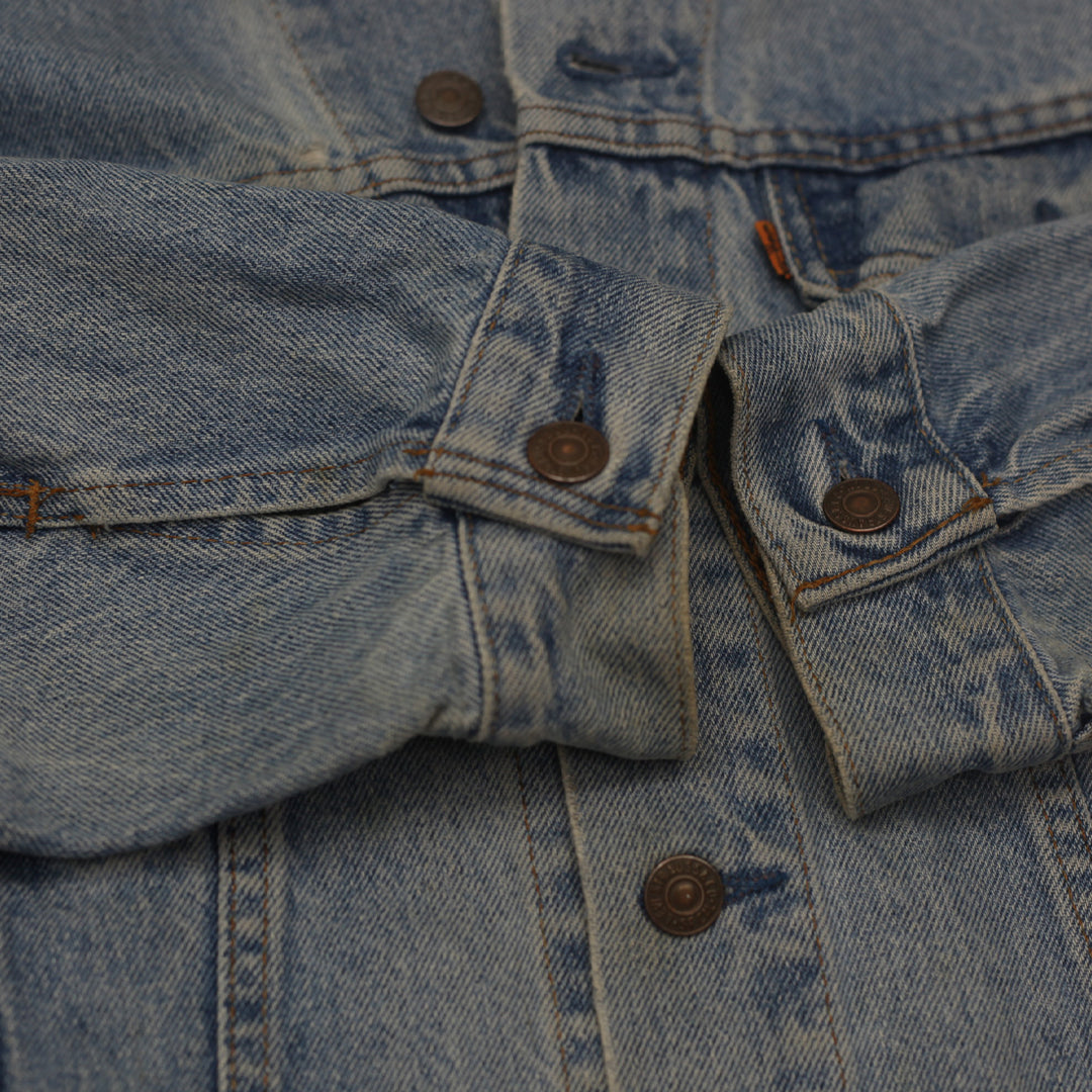 Vintage Levi Strauss 75503-0212 Orange Tab Denim Jacket - Fashion Rerun Vintage Migration_Jacket