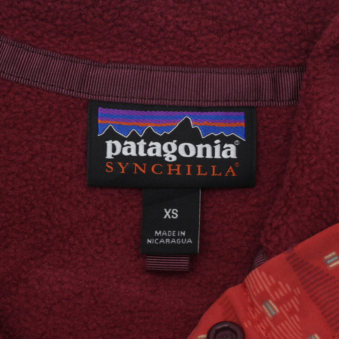 Ladies Patagonia Synchilla Snap T Fleece Pullover - Fashion Rerun Vintage Migration_Sweaters