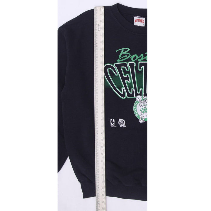 Vintage Black Boston Celtics Nutmeg Mills Crewneck Sweatshirt