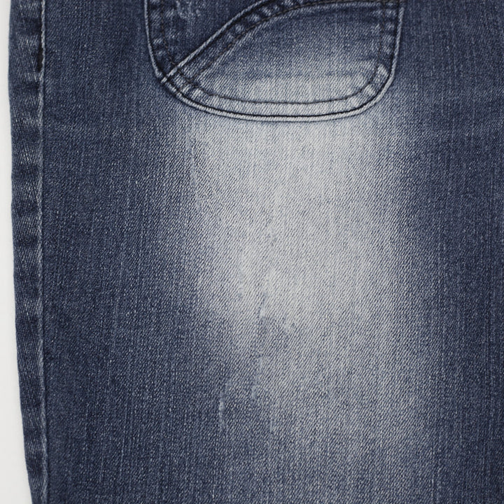 Y2K Ladies LEI Whiskered Thighs Front Pocket Detail Bootcut Jeans Size 13