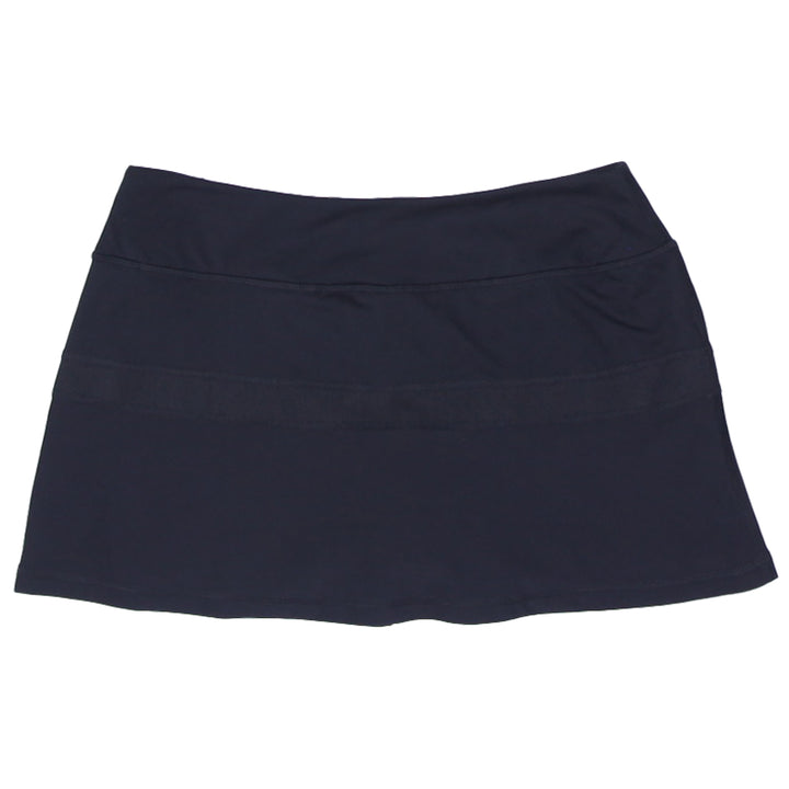 Ladies Embroidered Nike Logo Black Tennis Skirt