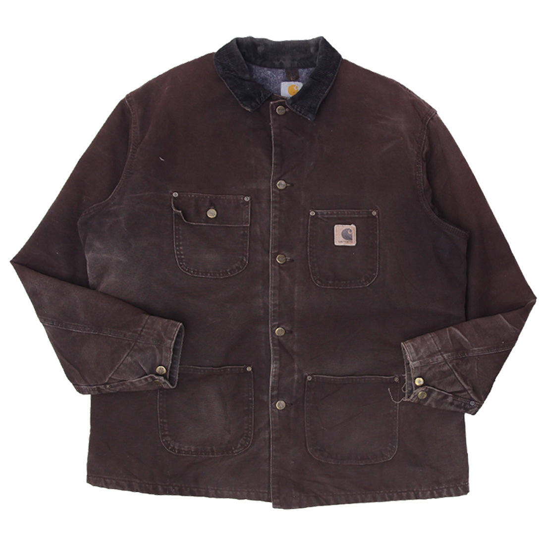 Carhartt C02 DKB ダークブラウン L チョアコート Shop Mens Carhartt C02 DKB Carhartt Blanket Lined Workwear Jacket