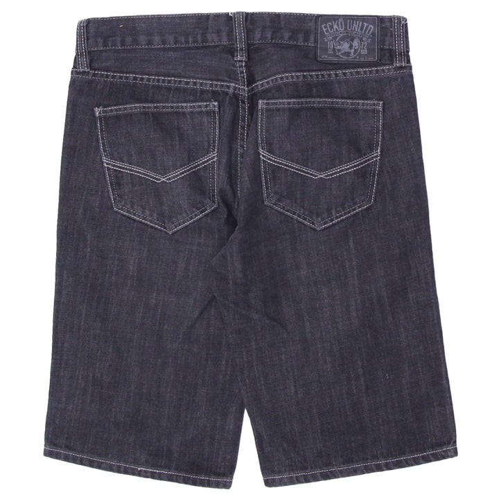 Y2K Mens Relaxed Fit Ecko Unltd Denim Shorts