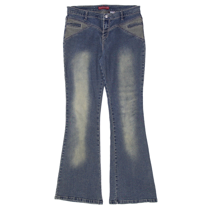 Y2K Ladies Blue Collection Flared Jeans - Fashion Rerun Vintage Migration_Pants
