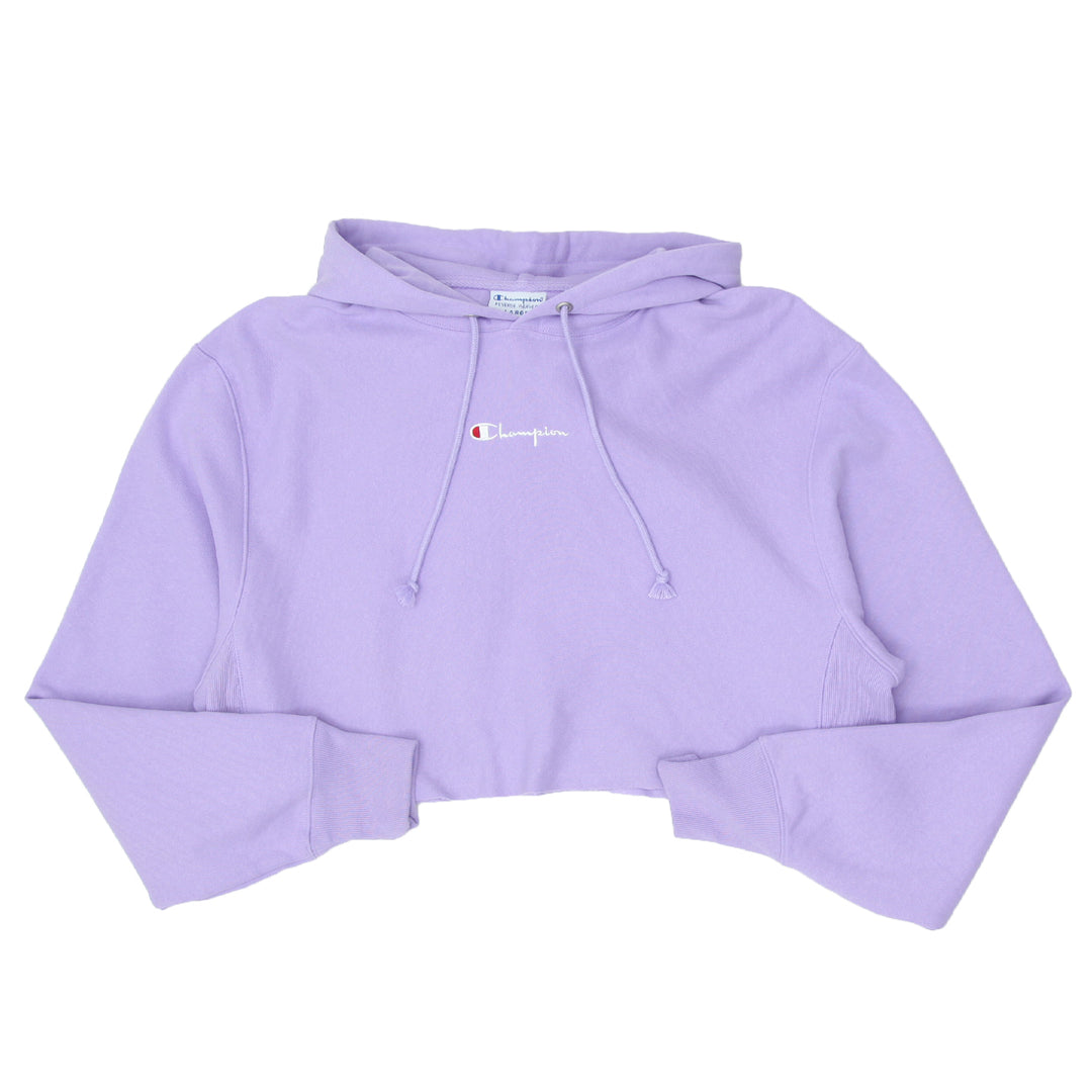 Cropped Hoodie Lilac Champion Sweater Clothing Champion Hoodie