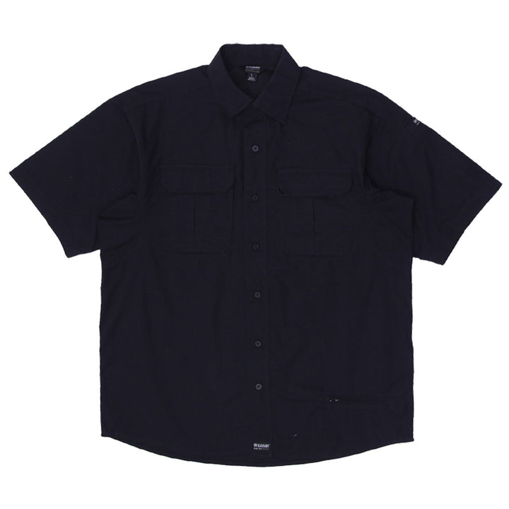 Mens Blackhawk Warrior Wear Black Button Shirt
