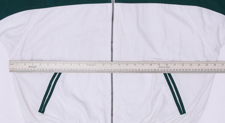 Vintage 90s Adidas Lined Windbreaker 3 Stripe Zip Up Jacket | Migration_Jackets - Detail View | Fashion Rerun