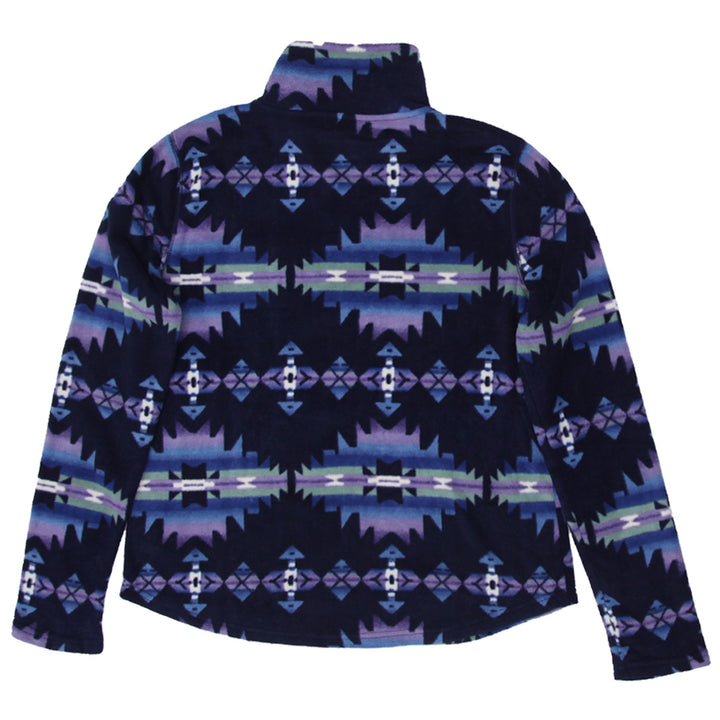 Mens Chaps  Quarter Zip Patterned Fleece Pullover - Fashion Rerun Vintage Migration_Sweaters
