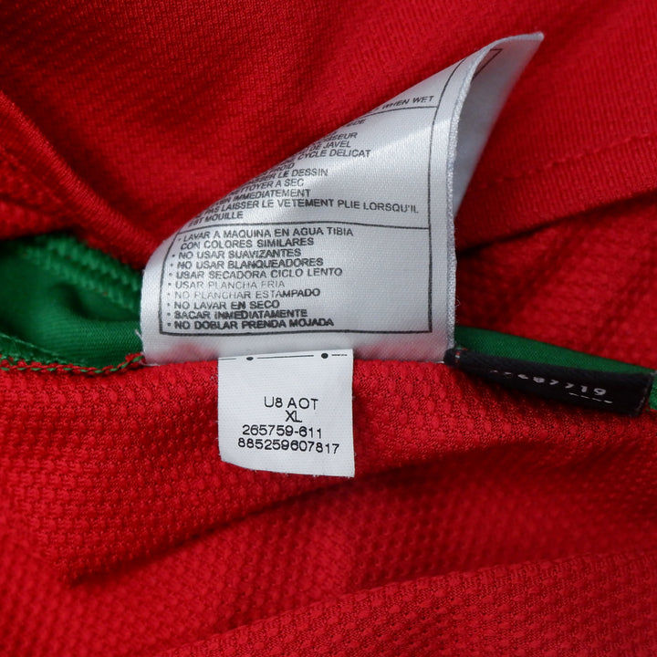 Mens Nike Portugal Nike 2008-2010 Euro Football Home Jersey #7 Ronaldo