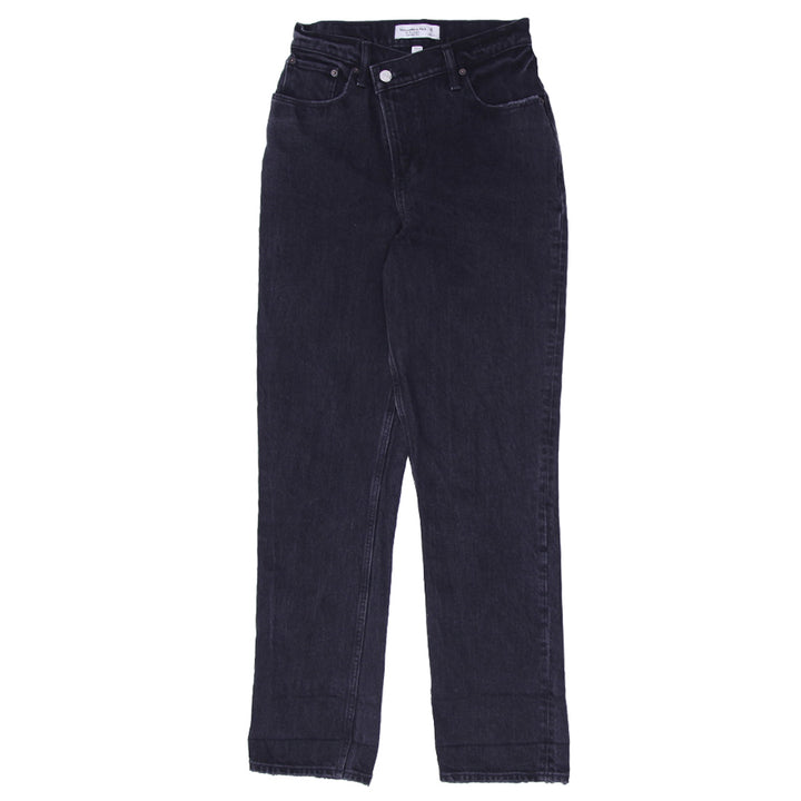 Ladies Abercrombie & Fitch Curve Love Ultra High Rise 90s Straight Jean