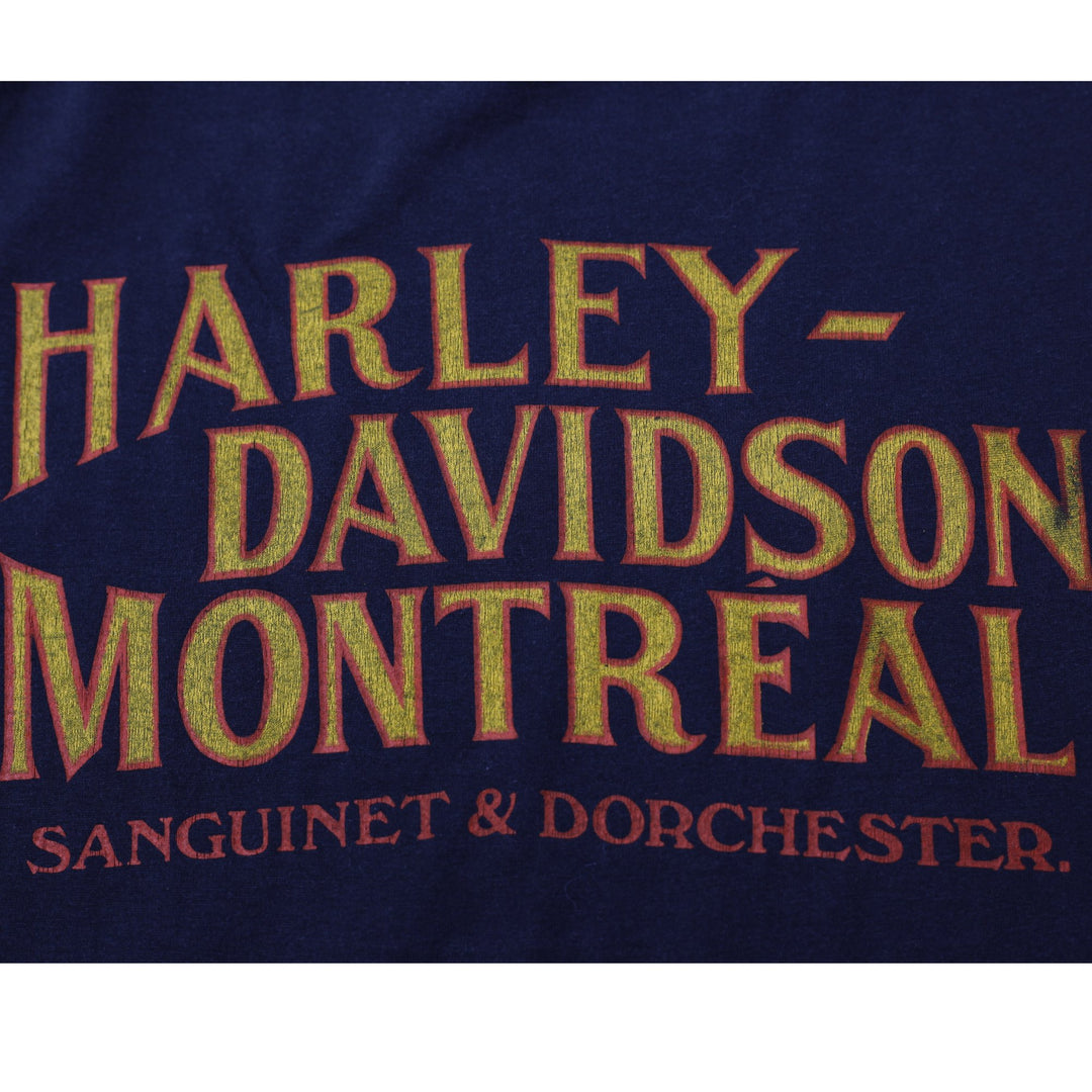 Vintage Mens Harley Davidson Biker Logo Graphic T-Shirt Size L | Migration_T-Shirts - Alternate View | Fashion Rerun