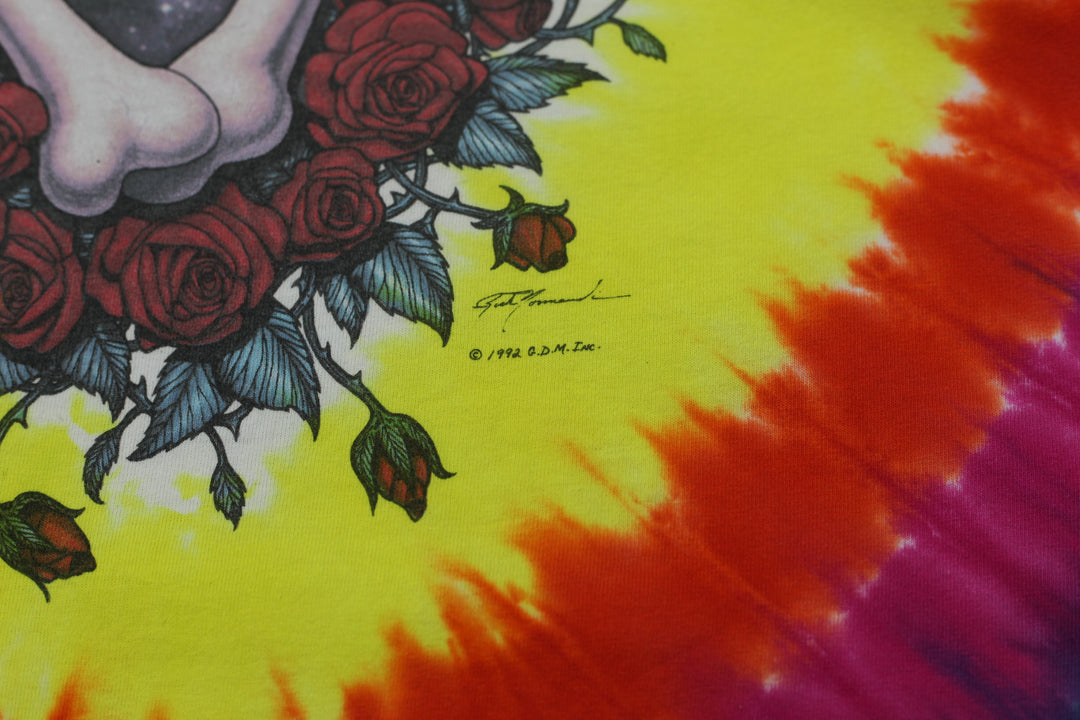 1992 Vintage Grateful Dead Space Your Face Tie Dye T-Shirt