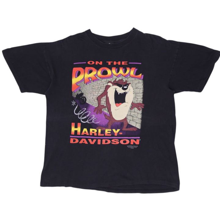Vintage Harley Davidson Cartoon Style Graphic T-Shirt Size L | Migration_T-Shirts | Fashion Rerun
