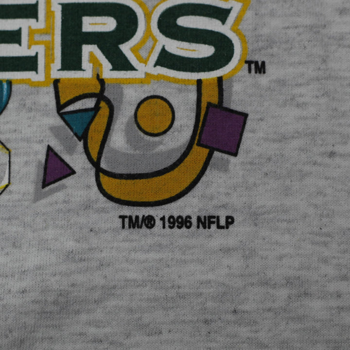 Vintage Logo 7 1997 NFL Super Bowl XXXI Graphic T-Shirt Size XL