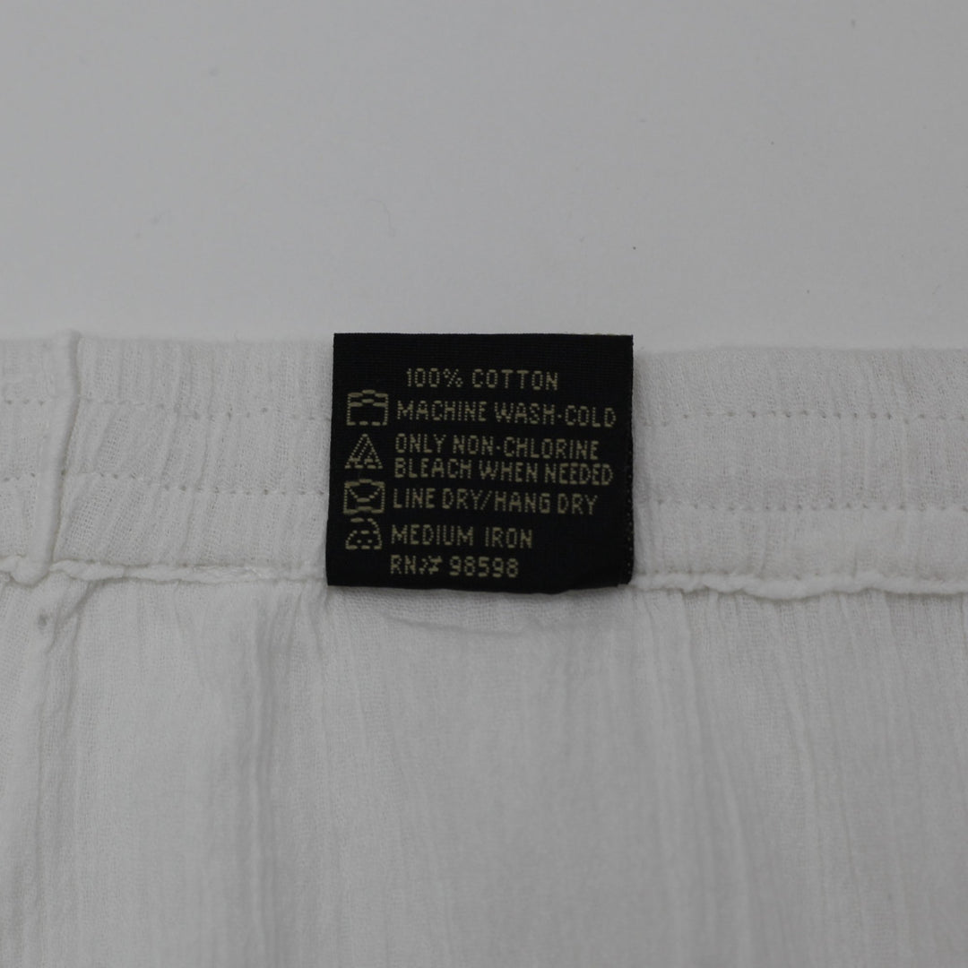Y2K Ladies Cotton Embroidered Maxi Skirt Size L | Migration_Skirts - Detail View | Fashion Rerun