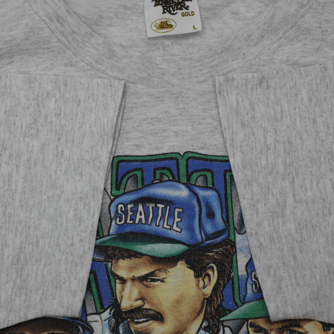 Vintage 1995 Seattle Mariners "Refuse to Lose!" MLB T-Shirt Size L