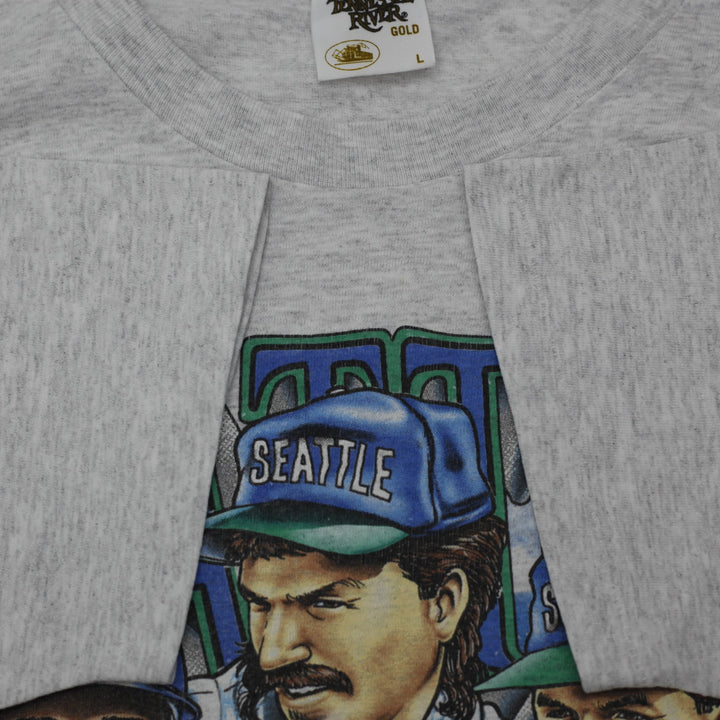 Vintage 1995 Seattle Mariners "Refuse to Lose!" MLB T-Shirt Size L