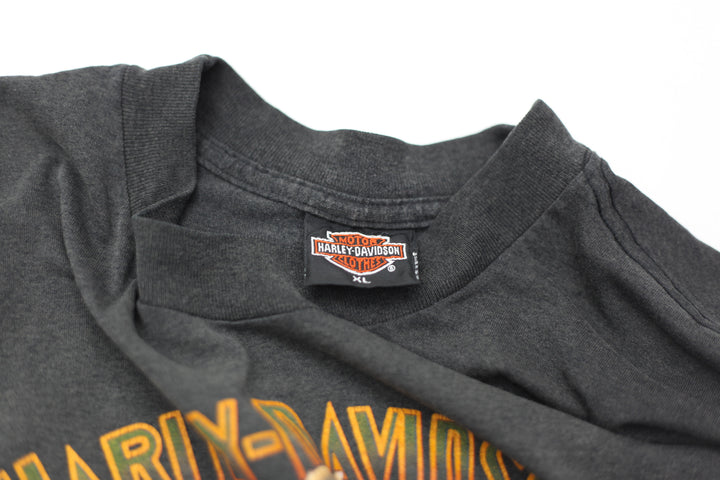 1999 Vintage Harley Davidson 3D Emblem Hutchins Custom Sleeveless T-Shirt XL