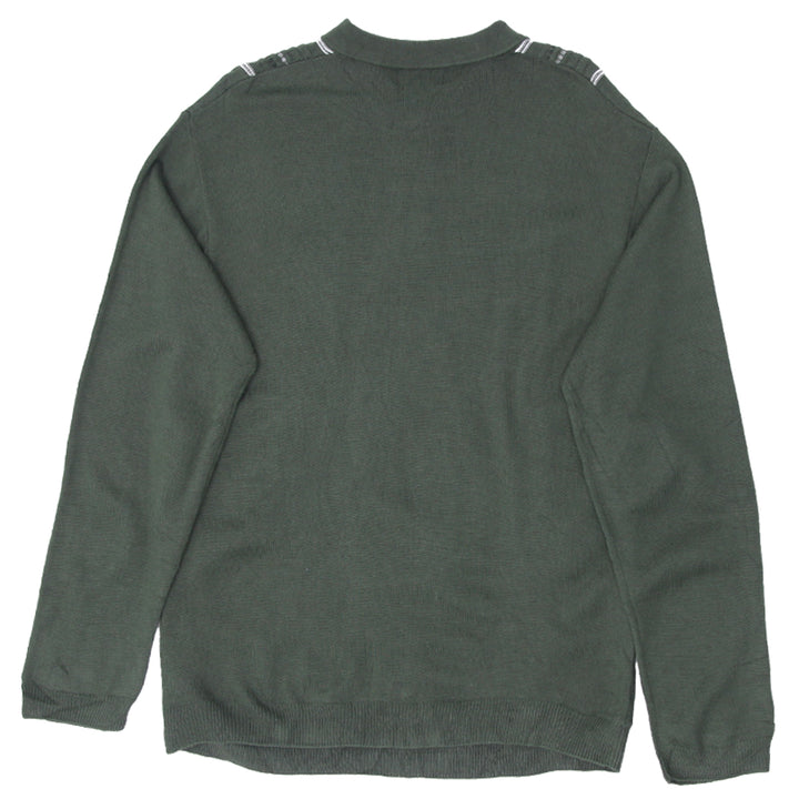 Vintage Arnold Palmer Olive Green Knit Pullover Sweater Woolen Blend Size Medium - Fashion Rerun Vintage Migration_Sweaters