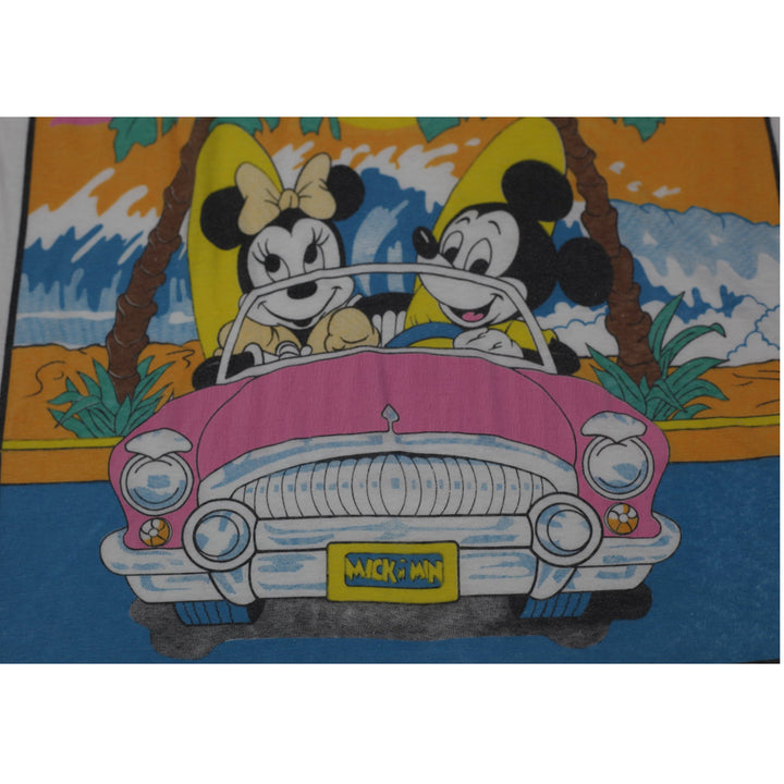 Vintage Comic Relief Walt Disney Minnie Mickey Mouse Romance Dress Size XL