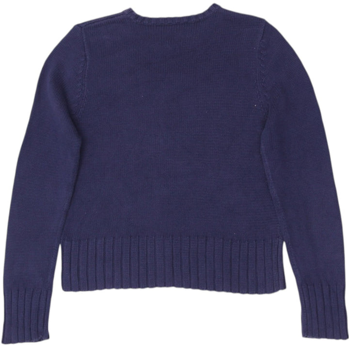 Vintage Ladies Polo Jeans Co. by Ralph Lauren Sport Knit Navy Sweater | Migration_Jumper & Knitwear RL Collec | Fashion Rerun