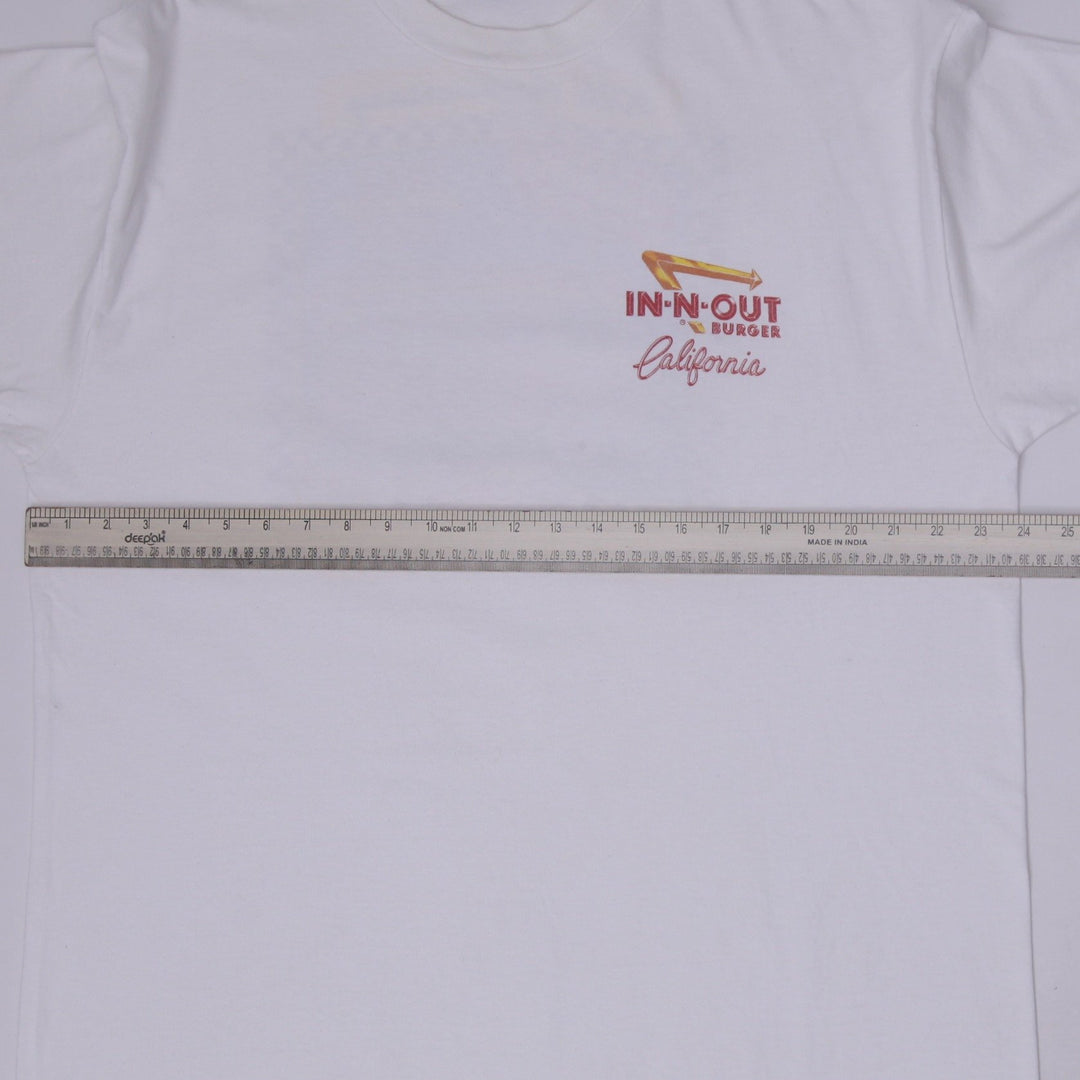 Vintage 1998 In-N-Out Burger 50th Anniversary T-Shirt Made in USA Size XL