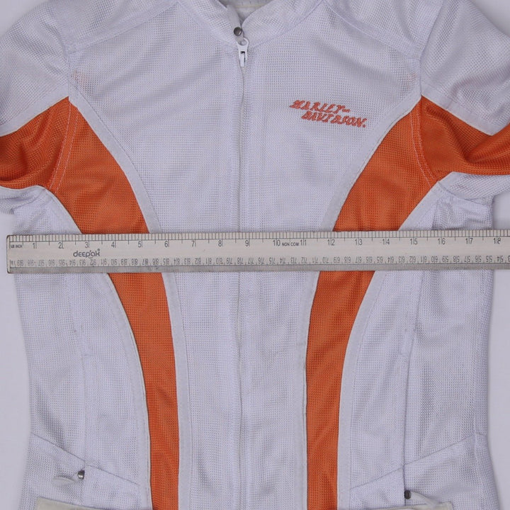 Vintage Ladies Harley Davidson Heavyweight Mesh Biker Jacket Size XS