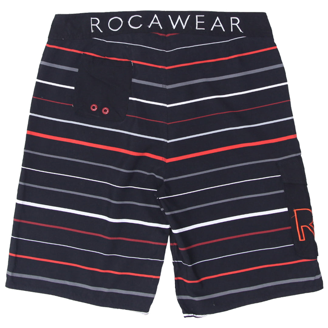 Mens Rocawear Striped Board Shorts - Fashion Rerun Vintage Migration_Shorts