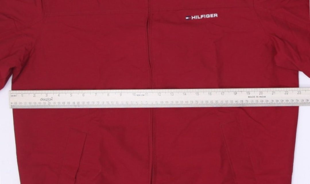 Mens Tommy Hilfiger Yacht Rain Wind Full Zip Logo Jacket