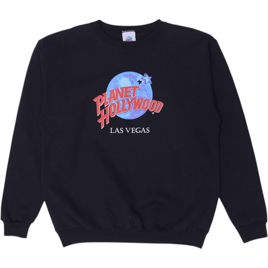 Vintage Mens Planet Hollywood Graphic Las Vegas Sweatshirt Size XL