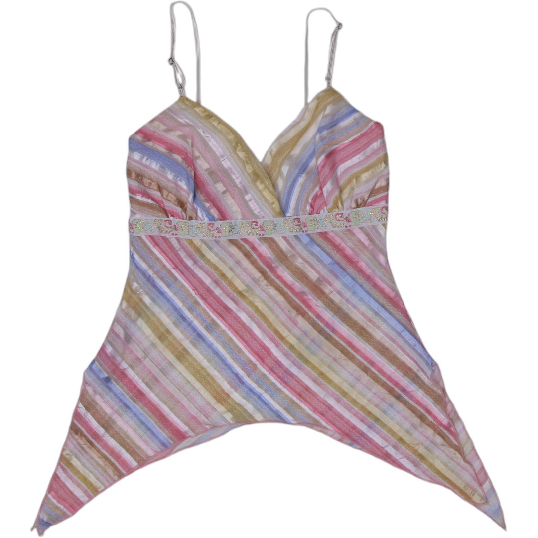 Y2K Striped Camisole Top Size S | Migration_Y2K Tops | Fashion Rerun