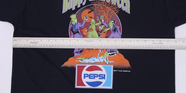 Vintage Screen Stars Best Halloween T-Shirt Black Graphic Single Stitch Made In USA XL | Migration_T-Shirts - | Fashion Rerun