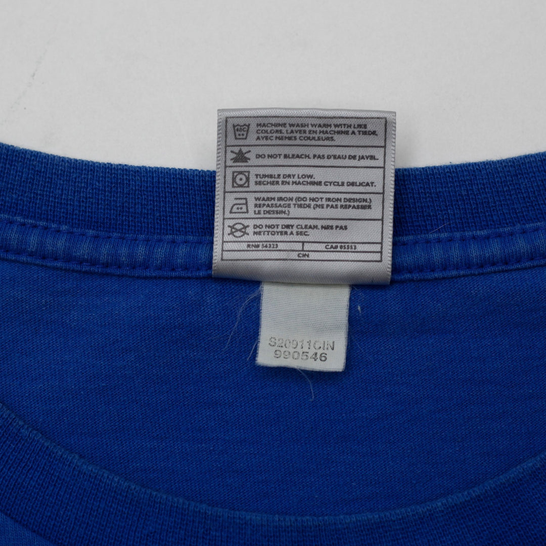 Vintage Nike Swoosh Embroidered Check Spellout Made In Canada T-Shirt