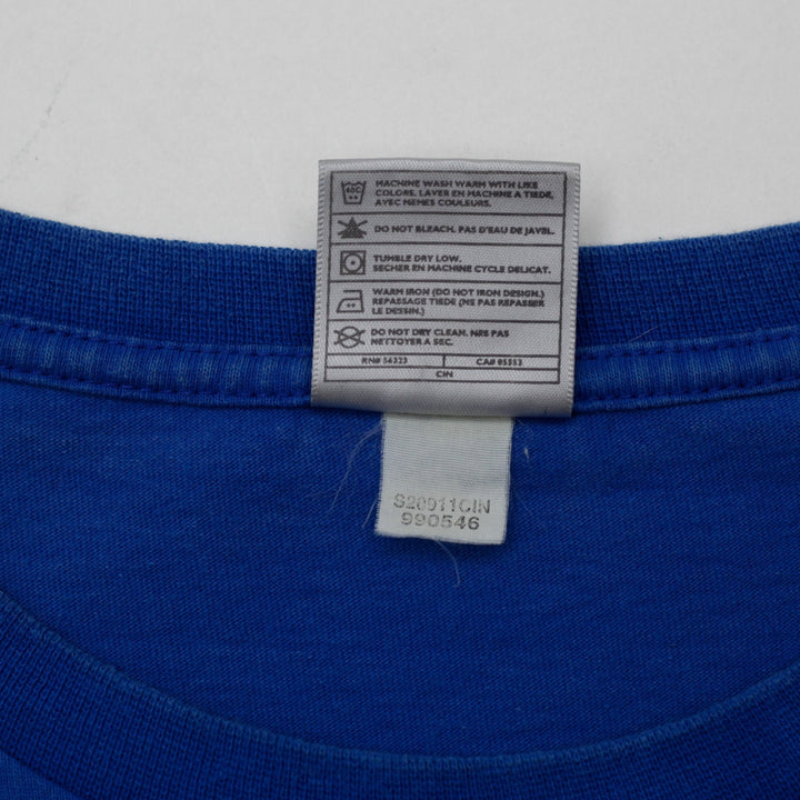 Vintage Nike Swoosh Embroidered Check Spellout Made In Canada T-Shirt