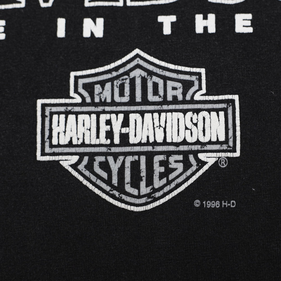 Vintage 1990s Harley Davidson Official Licensed Biker T-Shirt Size XL