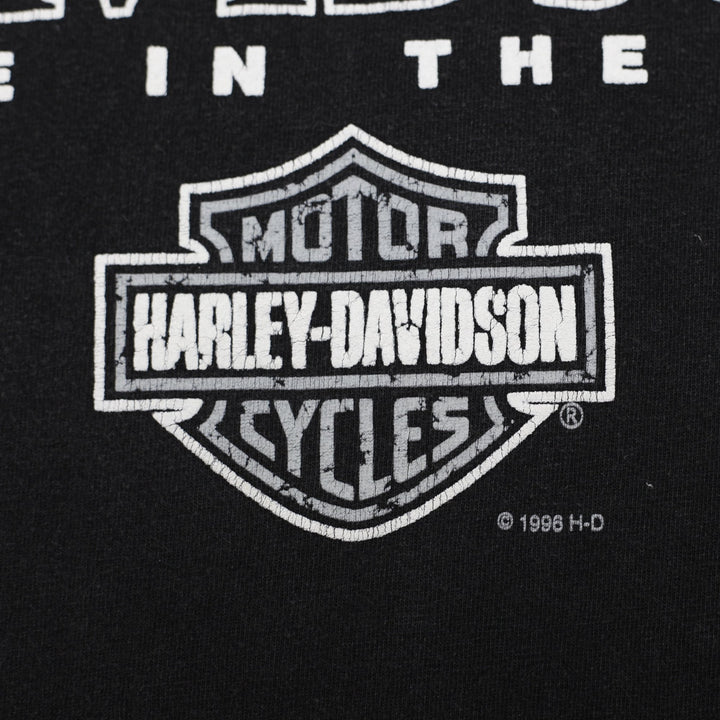 Vintage 1990s Harley Davidson Official Licensed Biker T-Shirt Size XL
