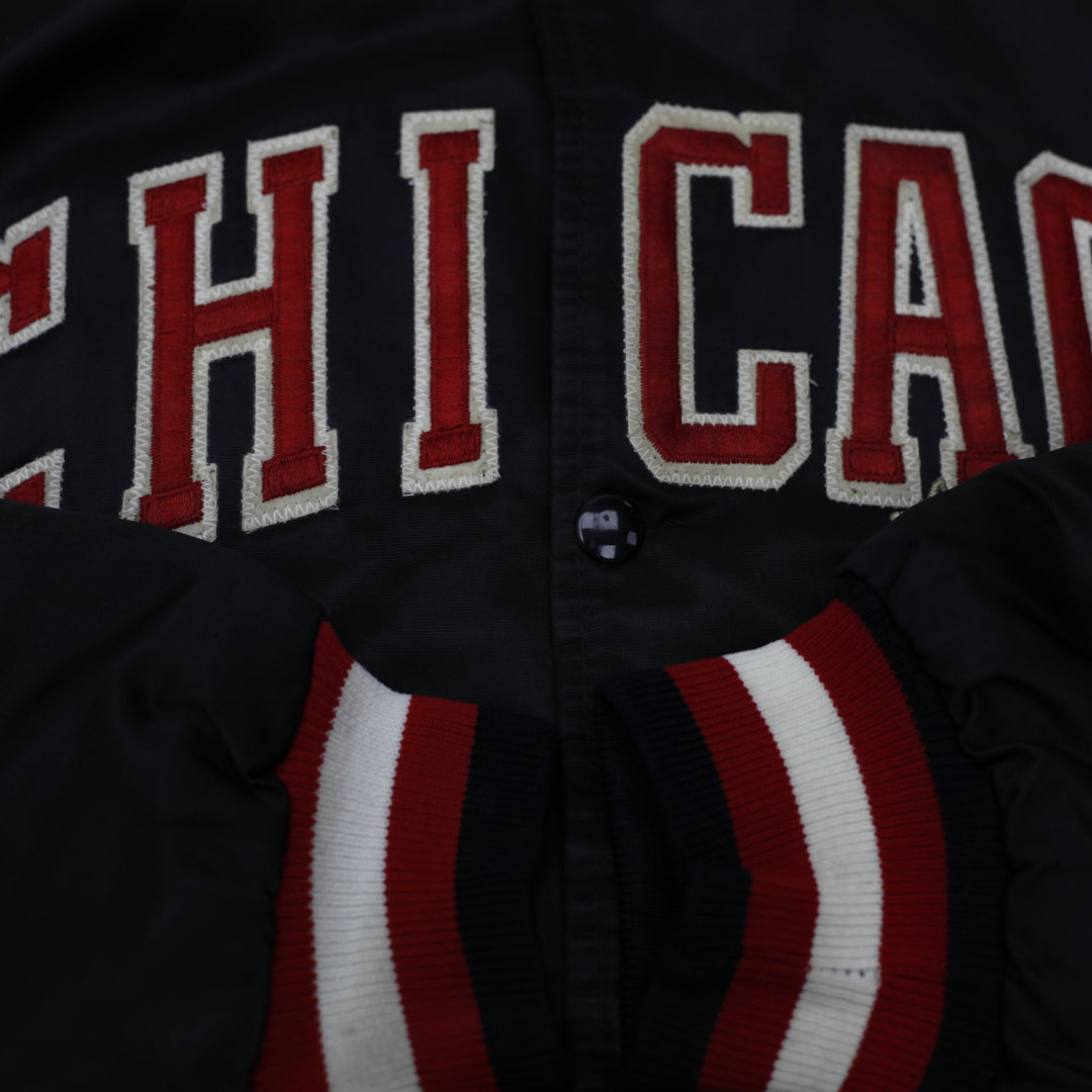 Vintage 90s Starter Chicago Bulls NBA Varsity Jacket Size XL
