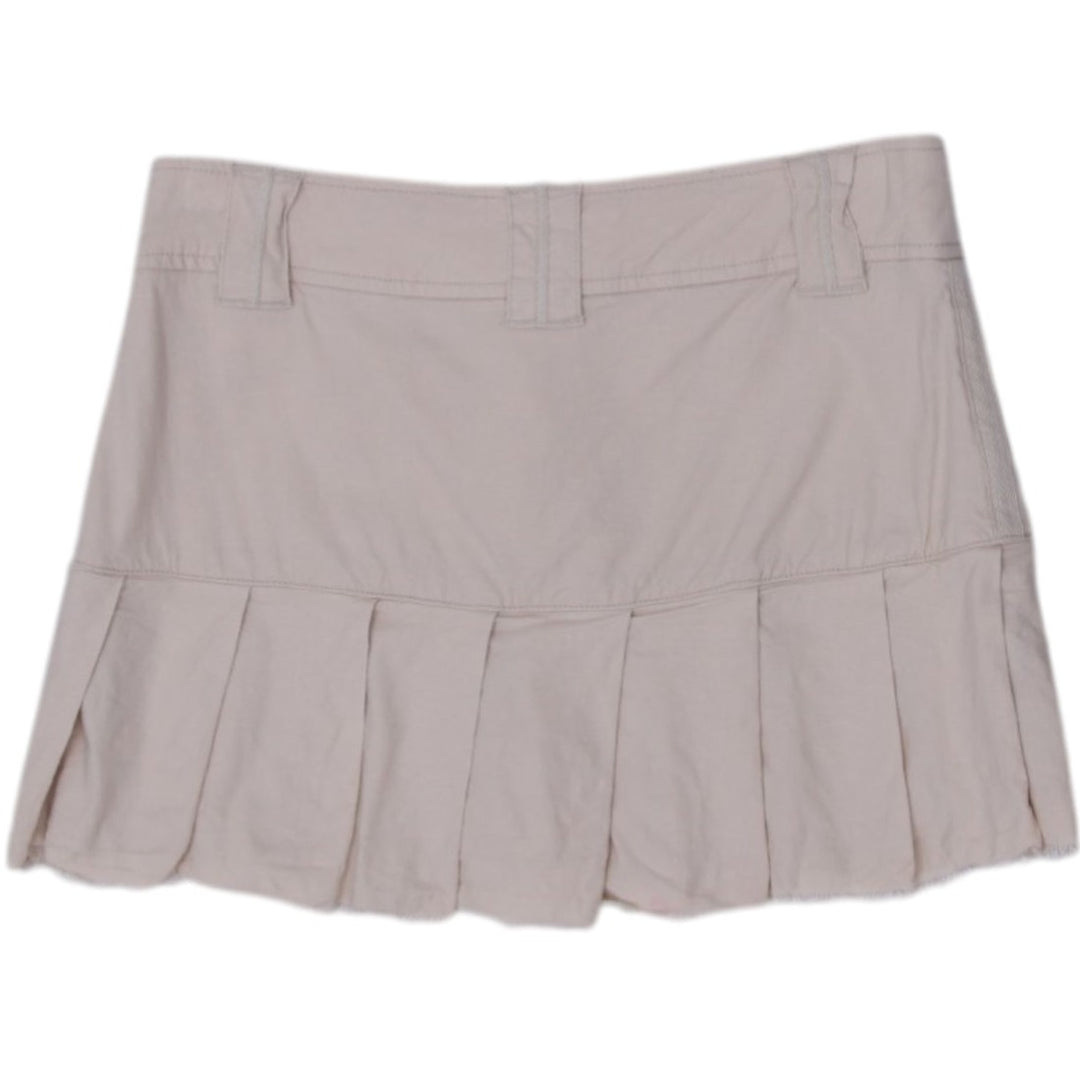 Y2K Ladies Urban Outfitters Brown Pleated Mini Skirt