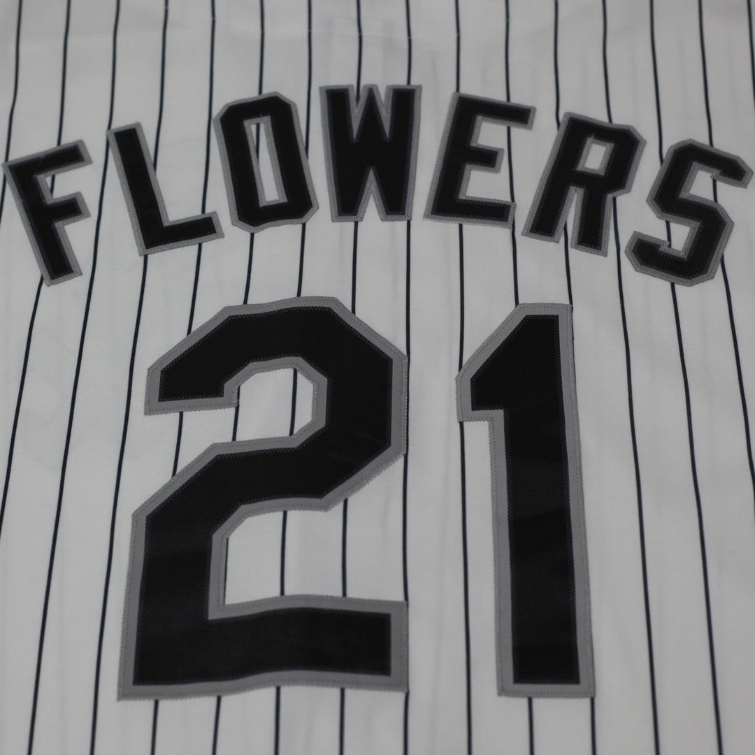 Majestic Chicago White Sox Flowers #21 Pinstripe Jersey Size XL | Migration_Jerseys - View 7 | Fashion Rerun