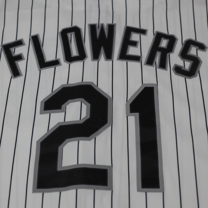 Majestic Chicago White Sox Flowers #21 Pinstripe Jersey Size XL | Migration_Jerseys - View 7 | Fashion Rerun