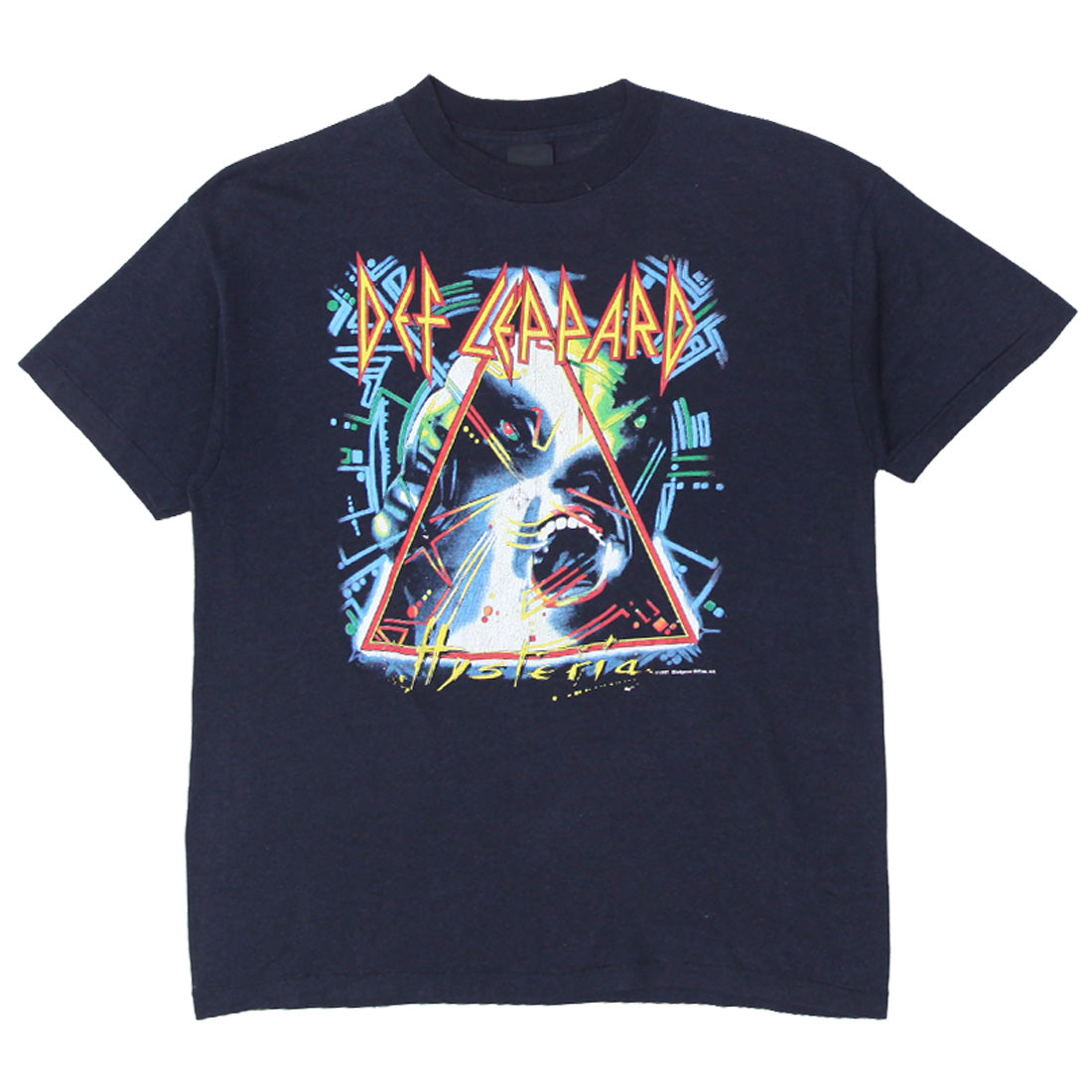 Shop Vintage 1987 Def Leppard Hysteria Tour T-Shirt Single Stitch