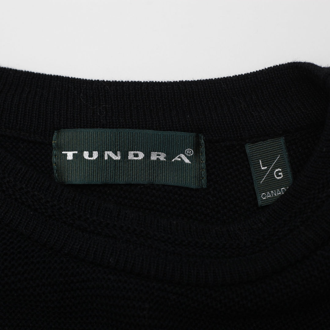 Vintage Tundra Knit Geometric Design Sweater Size L | Migration_Knitwear & Sweaters - Back View | Fashion Rerun