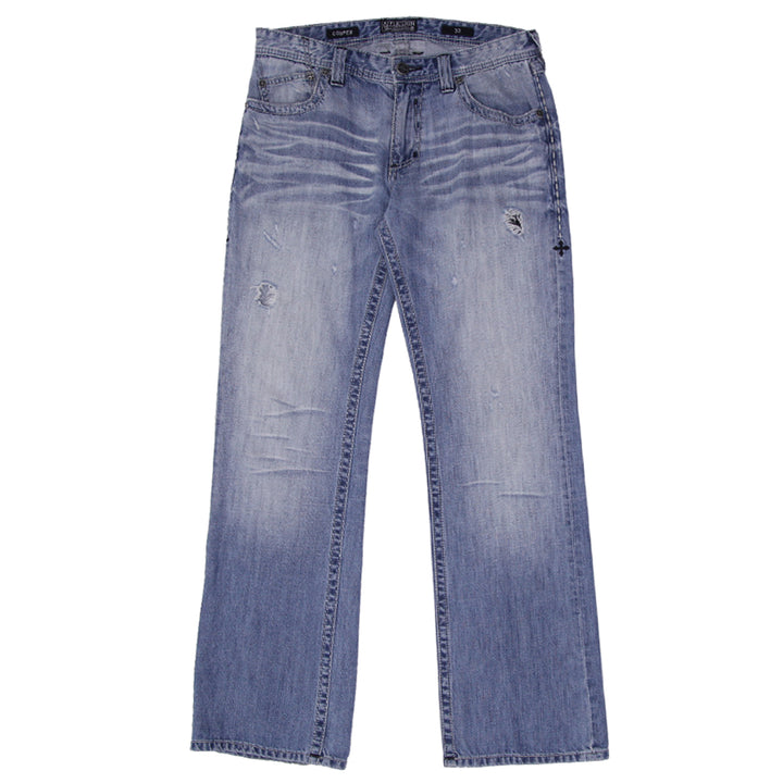 Y2K Mens Affliction Cooper Ripped Jeans
