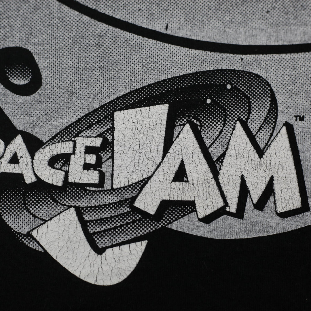 Vintage 1996 Space Jam Taz Monstars AOP T-Shirt Made In USA Size L